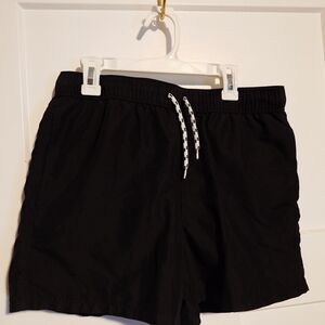 ASOS Black Athletic Shorts with Drawstring